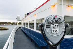 Connecticut: New London, auf der Cross Sound Ferry nach Orient Point, Hamptons