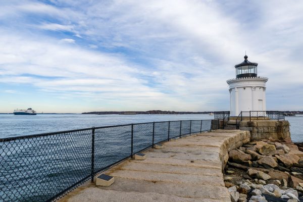 Maine: Portland, Spring Point Ledge Lighthouse