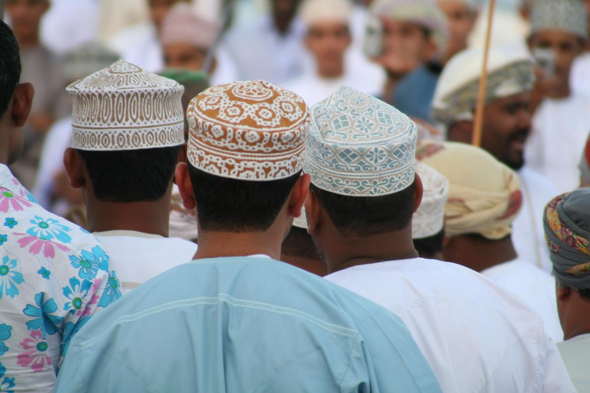 Omanis with kumma